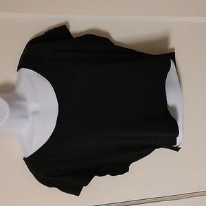 Adorable Pink victorias secret black crop top